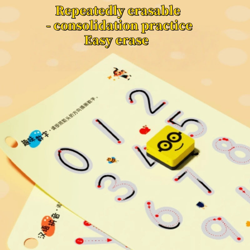 32 Pages 2 Pens Writing and Drawing Set for Learning with Basic Lines