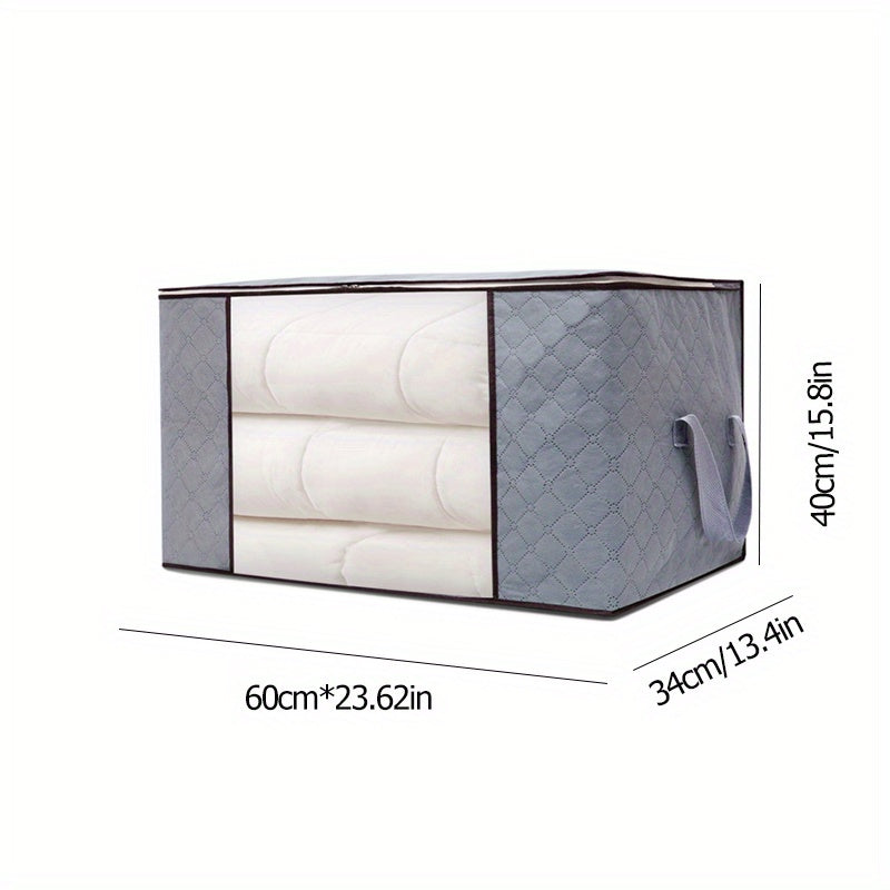 Large Capacity Zipper Storage Bag Clothes Quilt Storage Bag