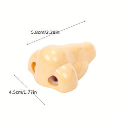 Nose Shaped Pencil Sharpener Large Nostril Manual Double Hole Sharpener