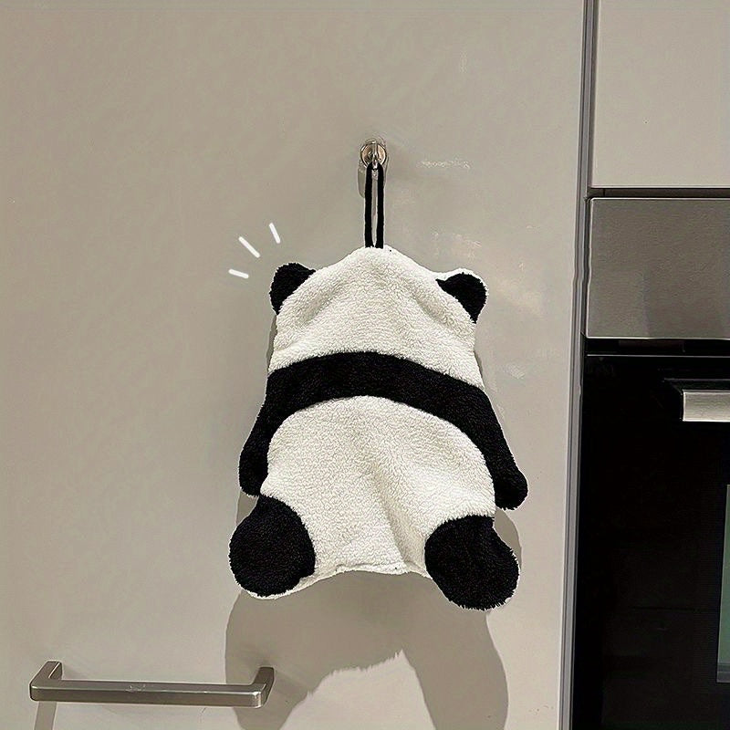 Panda Polar Bear Hand Towel Quick Dry with Loop