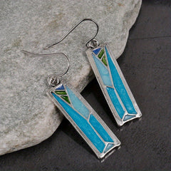 Vintage Carved Pattern Drop Dangle Earrings