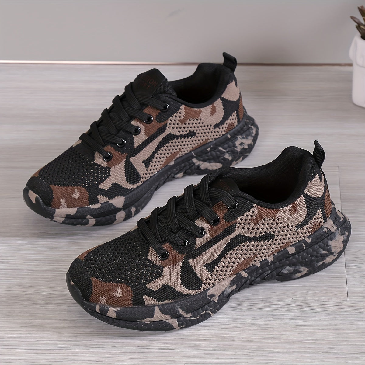 Breathable Elastic Hiking Shoes with Shock Absorption