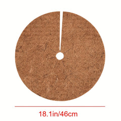 5pcs Coconut Shell Fiber Mulch Mat Anti-grass Flowerpot Mat