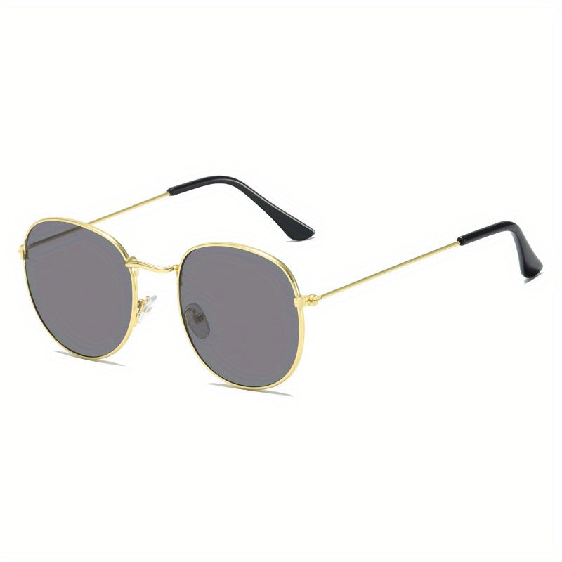 Round Frame UV Protection Sunglasses For Men