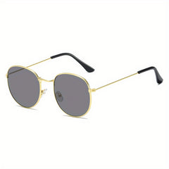 Round Frame UV Protection Sunglasses For Men
