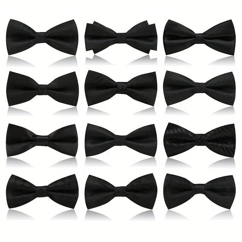 Adjustable Men's Bow Tie UK Formal Shirt Wedding Groom Groomsmen