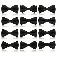 Adjustable Men's Bow Tie UK Formal Shirt Wedding Groom Groomsmen