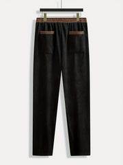  Drawstring Wide Leg Corduroy Trousers