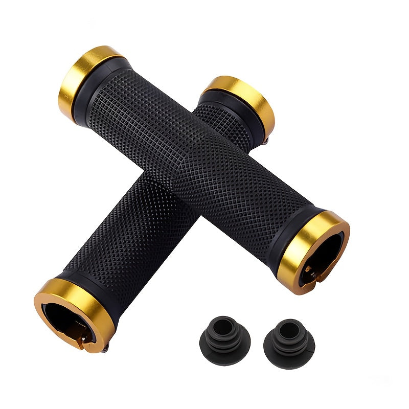 2pcs Mountain Bike Handlebar Cover Aluminum Alloy Bilateral Anti off Handlebar