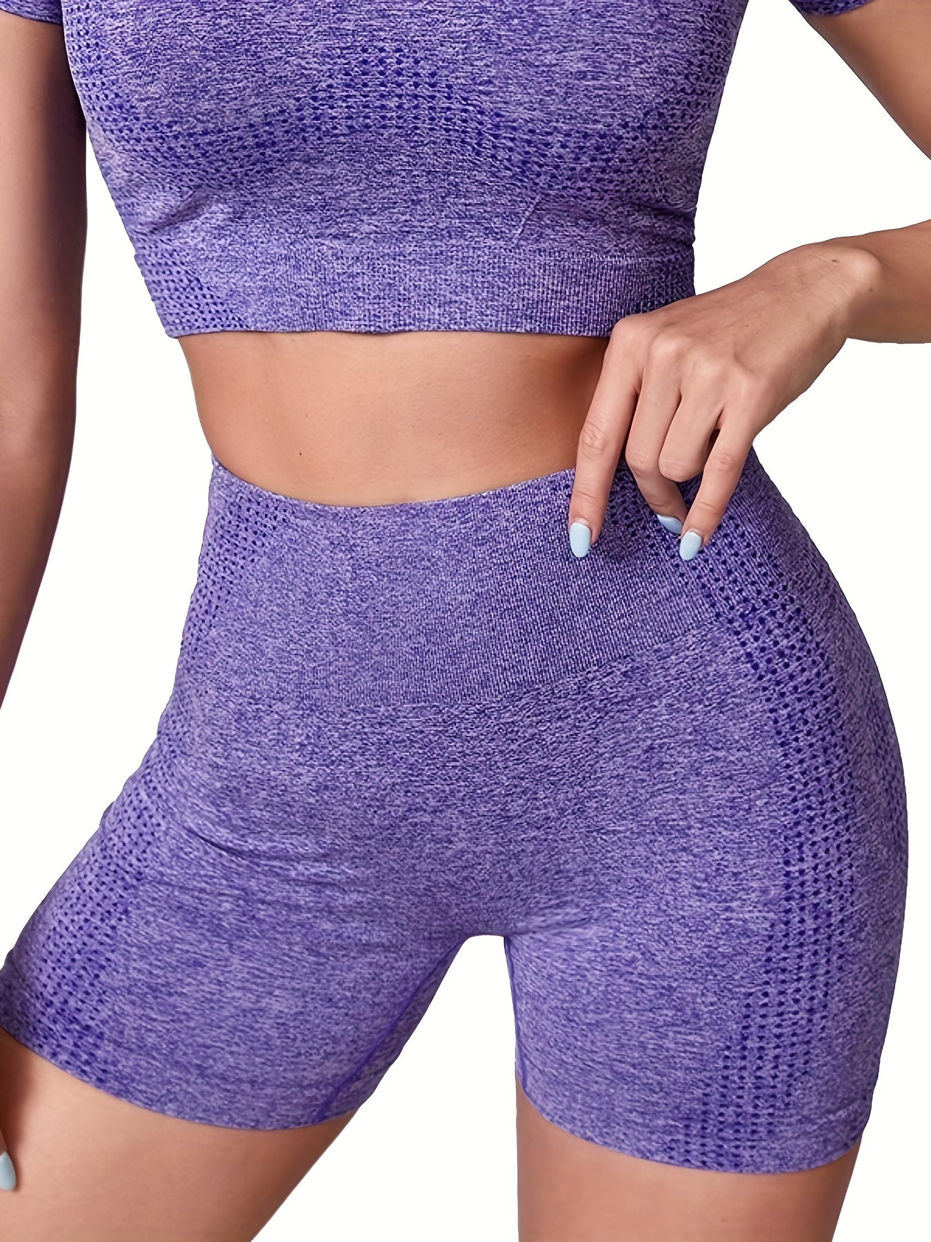 Seamless Butt Lifting Yoga Shorts Slim Fit Gym Activewear