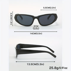 Y2K Wrap Around Sunglasses Sports UV400 Sun Shades for Cycling Beach Travel