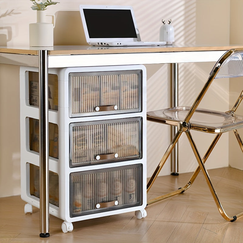 Small Stroller Shelf Drawer Organizer Cabinet Storage Box