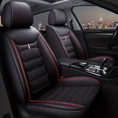 Full Leather Car Seat Cover All Seasons Universal Breathable Cushion