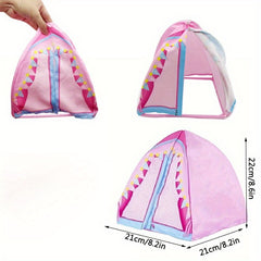 16pcs Dollhouse Decorations Tent Beach Chair Fashionable Camping Accessories