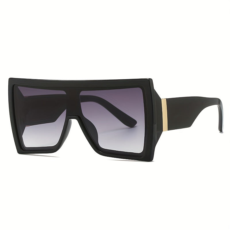 Oversized Gradient Sunglasses UV400 for Summer Beach Party