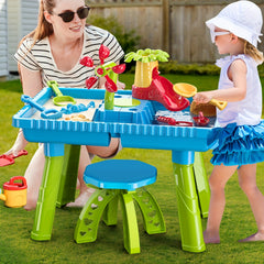 TEMI Kids Beach Toys Activity Sensory Play Table Outdoor Water Activity Tables