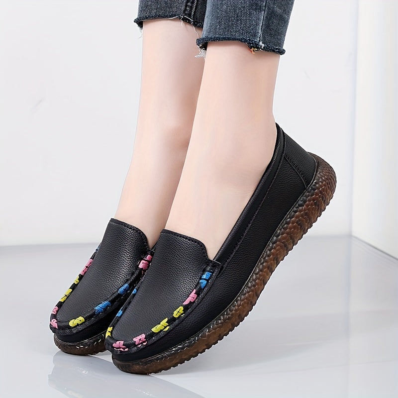 Women's Soft Sole Slip On Loafers Lightweight Walking Flats