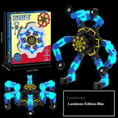 Fidget Toys Rotatable Deformable Mechanical Chain Robots DIY Deformable Machines