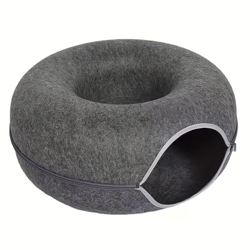 Interactive Cat Tunnel Bed Lightweight & Scratch Resistant Cat Nest