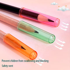 10pcs Pencil Pen Tip Protective Sleeve Extender Cover