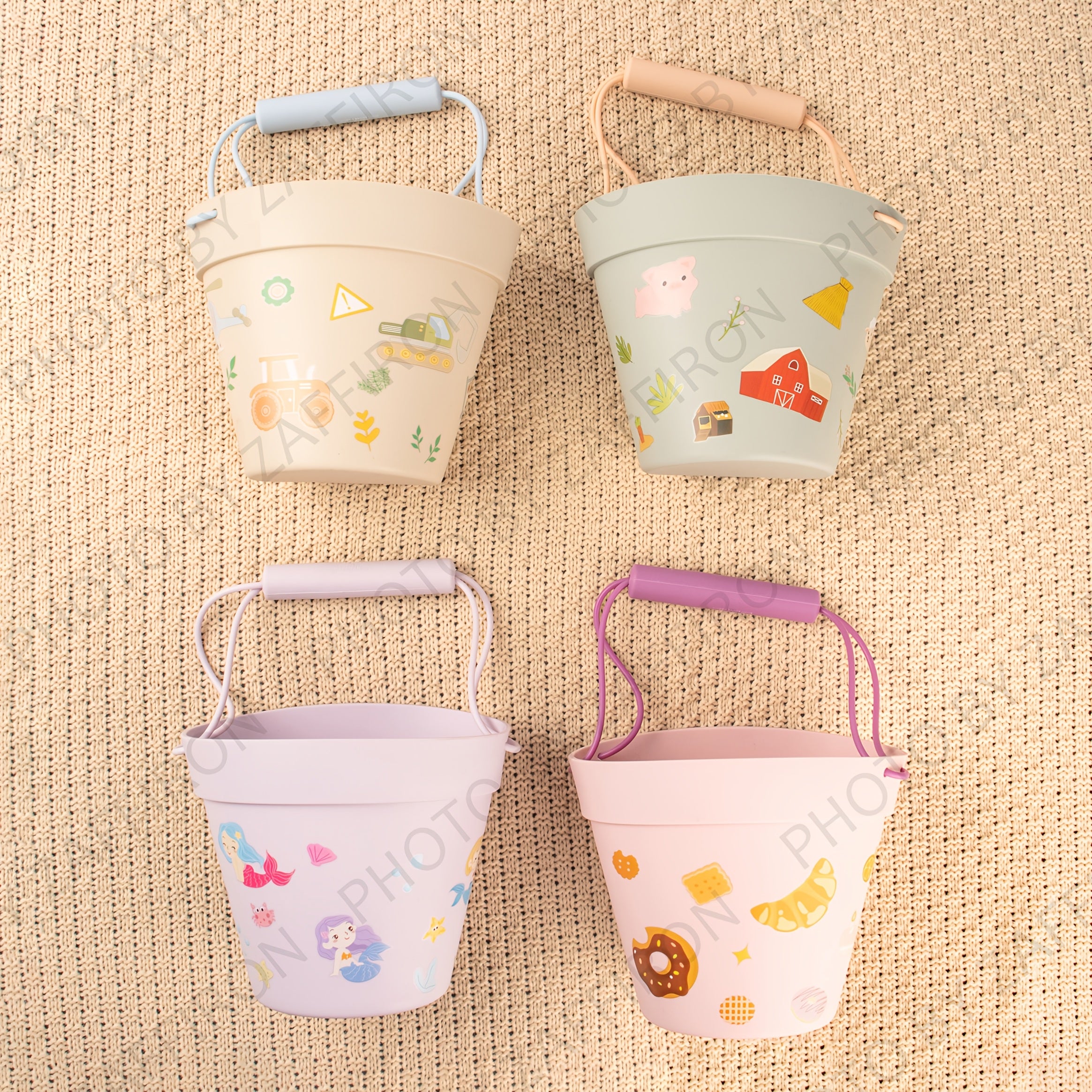 Silicone Beach Bathroom Travel Toys Set for Kids