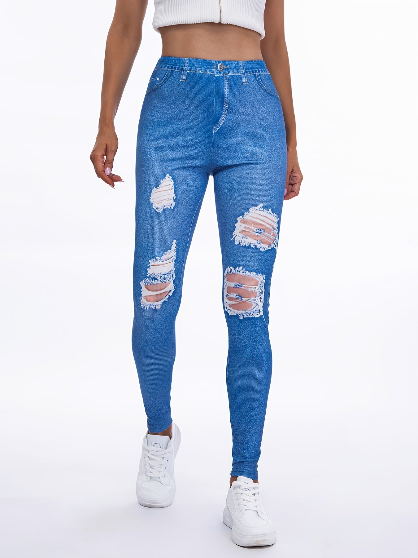 Women's Floral Yoga Pants High Waist Leggings