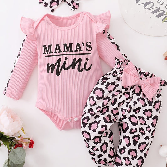 Cute Baby Girls Romper & Headband Set for Newborns