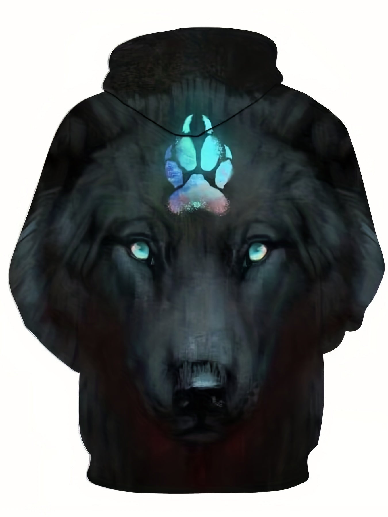Men's 3D Animal Print Hoodie Breathable Hooded Sweatshirt
