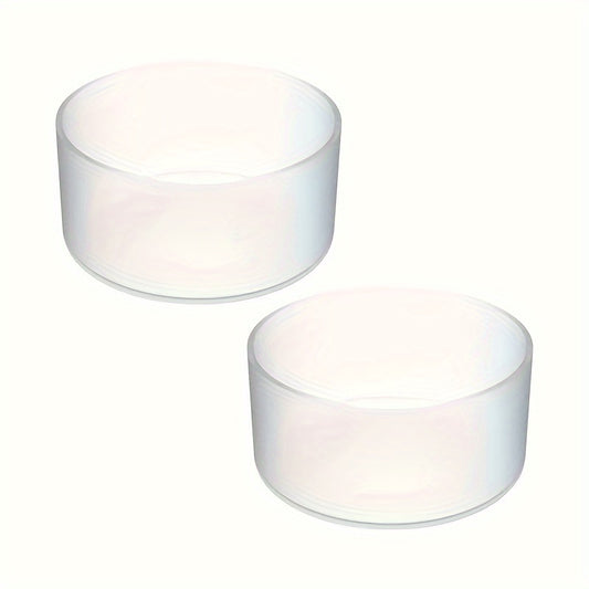 2pcs Silicone Cup Base Covers Non-slip Soft Cup Bottom Sleeve Cup Accessories