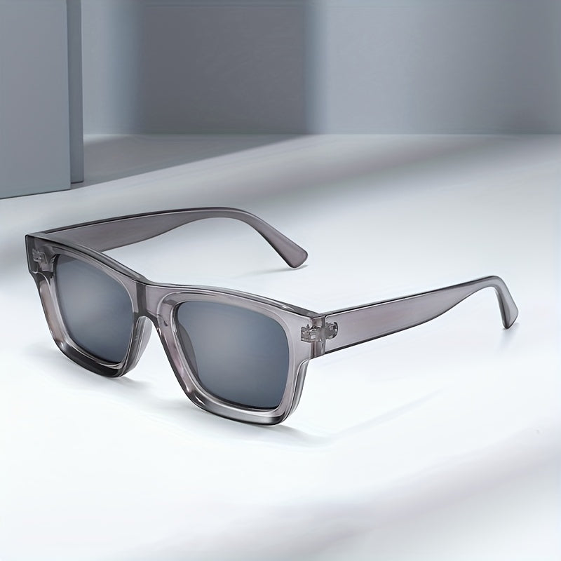 Men's Square Frame Sunglasses Sunshade Outdoor Cycling Sunglasses