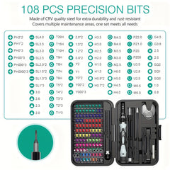 132-in-1 Precision Screwdrivers Set Magnetic Repair Tools Kit