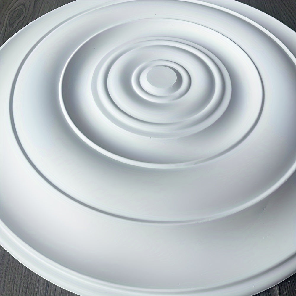 Round Ceiling Plaster Chandelier Base Crystal Lamp Mold