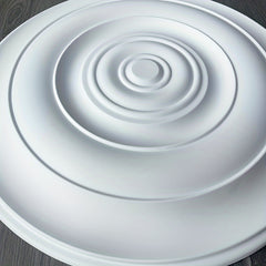 Round Ceiling Plaster Chandelier Base Crystal Lamp Mold