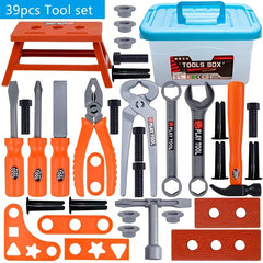 Kids Toy Tool Set with Drill and Accessories