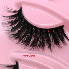 3D Faux Mink False Eyelashes Dramatic Volume Extension 5 Pairs
