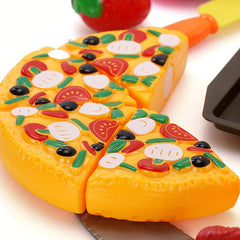 20pcs Cut Fruit Toys Western Food Set