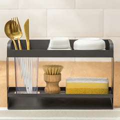 Sink Drain Rack Sponge Cloth Dishwashing Liquid Storage Kitchen Rack