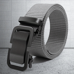 Men's Metal Automatic Buckle Casual Nylon Canvas Belt