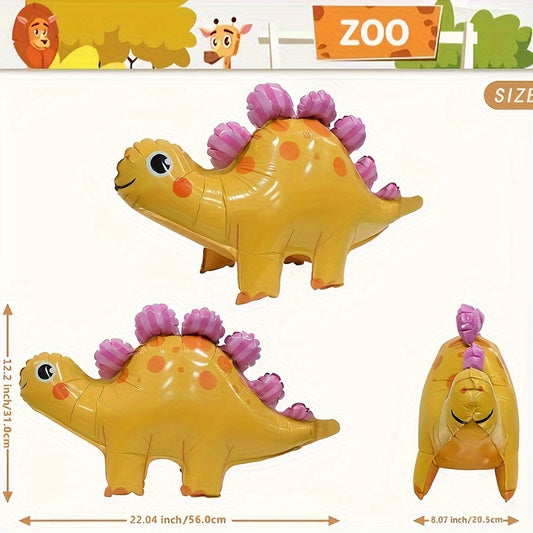 2pcs Dinosaur Aluminum Film Balloon Party Decoration Scene Layout Christmas