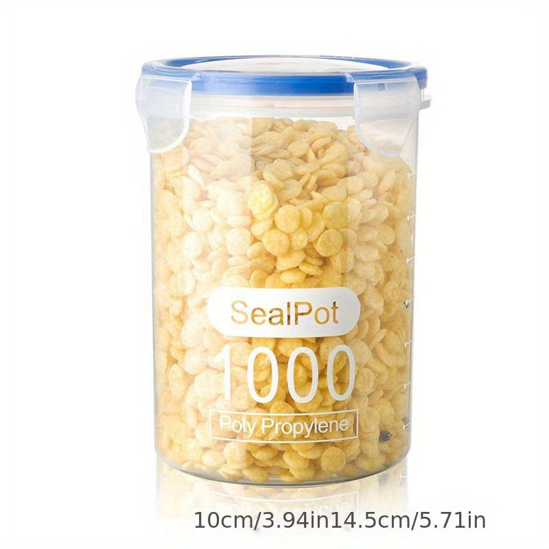 1pc Clear Food Storage Box Plastic Grain Storage Box Moisture proof