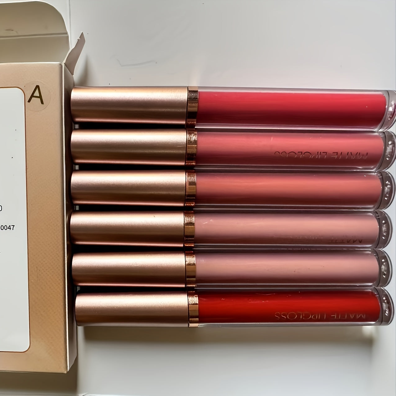 Matte Lip Glaze Set, Waterproof, Non Stick Cup Lipstick