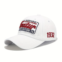 Vintage Letter Embroidery Baseball Cap Cotton Hip Hop Sunscreen Sports Hat