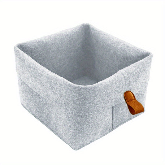 Stylish Nordic Felt Storage Basket for Home Decor