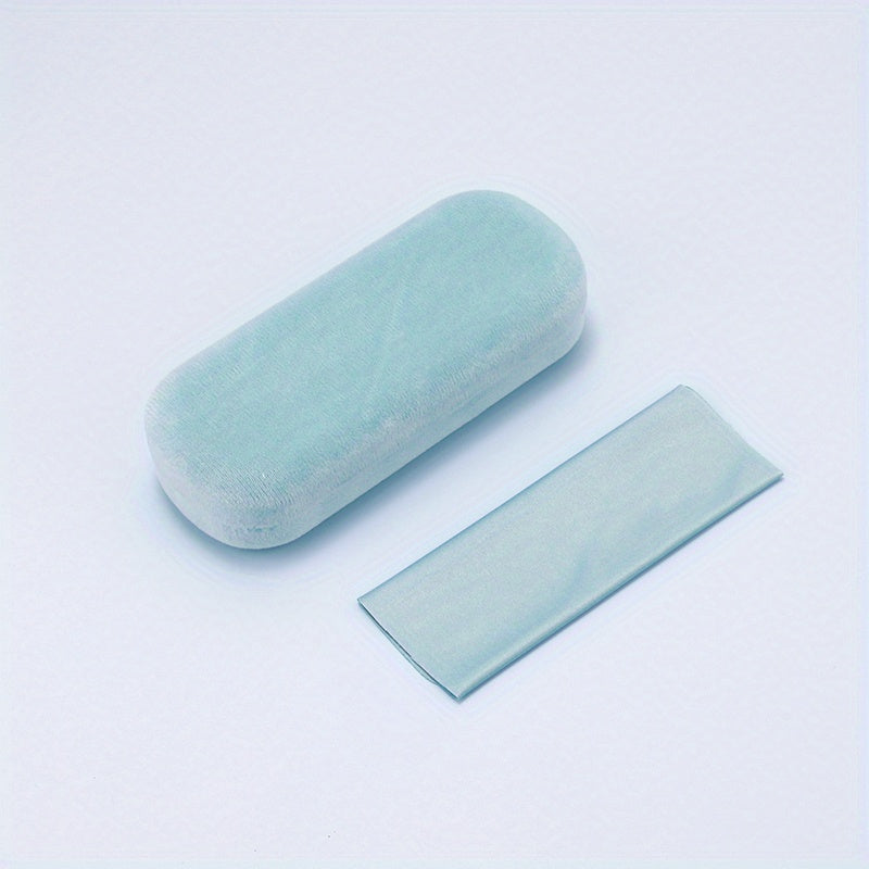 Macaroon Velvet Glasses Case Sunglasses Reading Glasses Storage Box