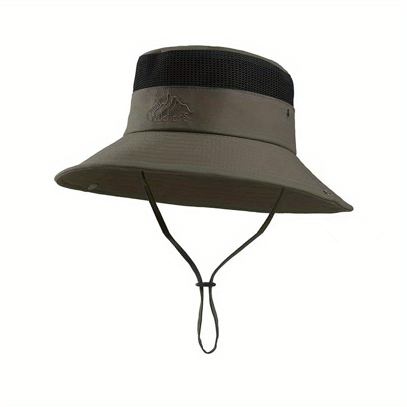 Breathable Mesh Top Bucket Hat for Outdoor Activities