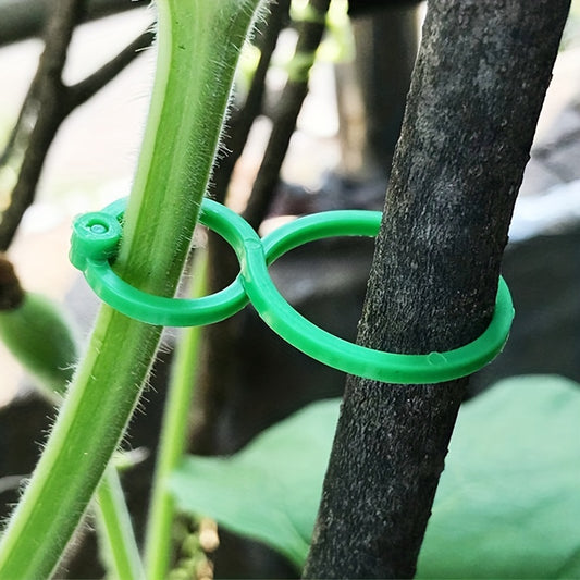 Plastic Vine Strapping Clips Plant Buckle Hook Connects Tomato Plant Stand Tools