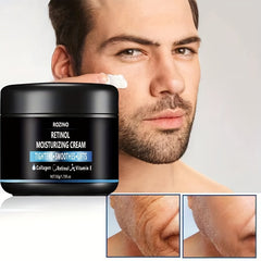 Men's Anti-Aging Retinol Cream for Wrinkle Reduction & Skin Vitality