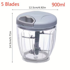 Multifunctional Vegetable Cutter, Fruit Crusher, Garlic Masher