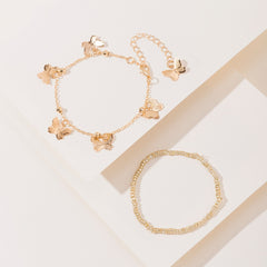 Butterfly Charm Bracelet Set