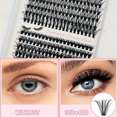 Natural Look False Eyelashes 280 Individual Lashes for DIY Eyelash Extension